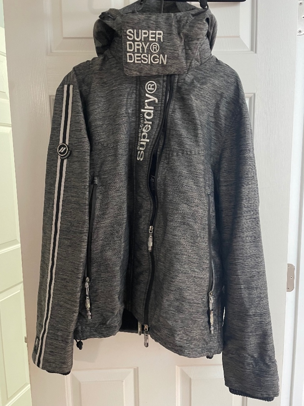 Superdry Grey Hooded Jacket Men’s